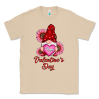 Mushroom happy valentines day gnomes with sunflower Classic Tee - RanaPortraitStore