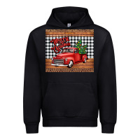 Black merry Christmas truck Urban Hoodie - Jasminsmagicworld