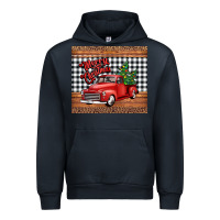 Navy merry Christmas truck Urban Hoodie - Jasminsmagicworld