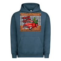 Pigment Midnight Navy merry Christmas truck Urban Hoodie - Jasminsmagicworld