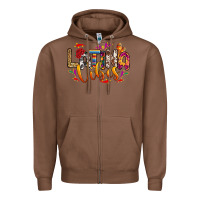 Chestnut Latina vibes Zipper Hoodie - RanaPortraitStore