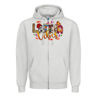 Dove Grey Latina vibes Zipper Hoodie - RanaPortraitStore