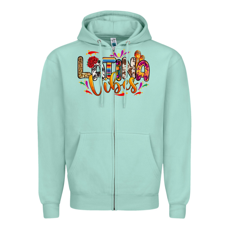 Latina Vibes Zipper Hoodie by RanaPortraitStore | Teevron