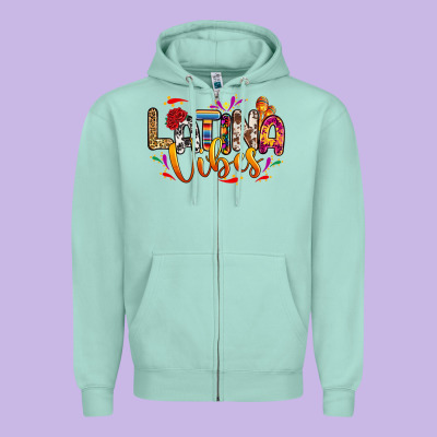 Zipper Hoodie Latina vibes