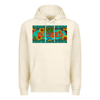 Tofu blessed turquoise gemstone cactus and sunflower licanse plate Premium Hoodie - Artiststas