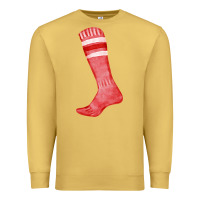 Antique Gold red sock fa element Premium Sweatshirt - FaDigitalArtStudio