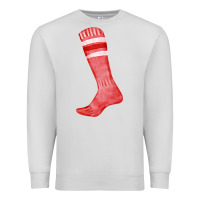 Dove Grey red sock fa element Premium Sweatshirt - FaDigitalArtStudio