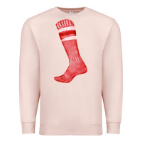 Pale Pink red sock fa element Premium Sweatshirt - FaDigitalArtStudio