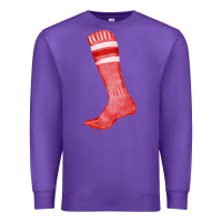 Purple red sock fa element Premium Sweatshirt - FaDigitalArtStudio
