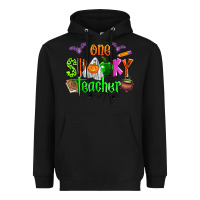 Black one spooky teacher Heavyweight Hoodie - Zillion Design Studio
