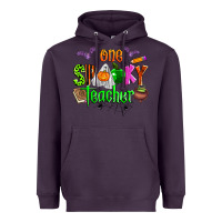 Plum one spooky teacher Heavyweight Hoodie - Zillion Design Studio