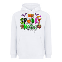 White one spooky teacher Heavyweight Hoodie - Zillion Design Studio