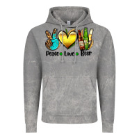 Cloud Rock peace love beer Vintage Hoodie - AdoDesignShop