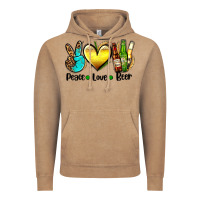 Vintage Coffee peace love beer Vintage Hoodie - AdoDesignShop