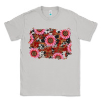 Moon Dust valentines day sunflowers leopard cowhide backgrou Classic Tee - RanaPortraitStore