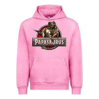 Fuchsia Pink Papasaurus T-Rex Urban Hoodie - LillyAllenDesigns