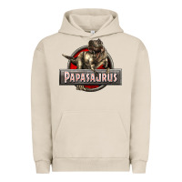 Pigment French Oak Papasaurus T-Rex Urban Hoodie - LillyAllenDesigns
