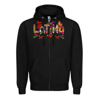 Black Latina Zipper Hoodie - RanaPortraitStore