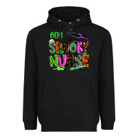Black one spooky nurse Heavyweight Hoodie - Zillion Design Studio