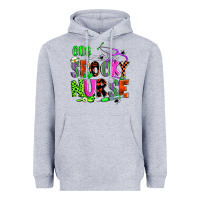 Heather Grey one spooky nurse Heavyweight Hoodie - Zillion Design Studio