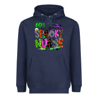 Navy one spooky nurse Heavyweight Hoodie - Zillion Design Studio