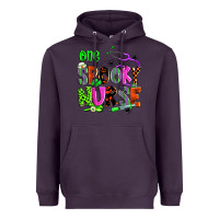 Plum one spooky nurse Heavyweight Hoodie - Zillion Design Studio