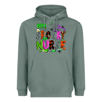 Sage one spooky nurse Heavyweight Hoodie - Zillion Design Studio