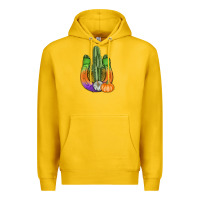 Lemon horseshoe halloween cactus Premium Hoodie - AdoDesignShop