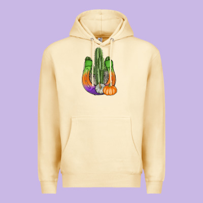Horseshoe Halloween Cactus Premium Hoodie Designed By Adodesignshop