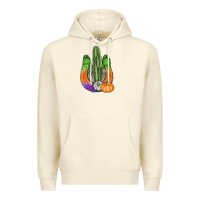 Sandshell horseshoe halloween cactus Premium Hoodie - AdoDesignShop