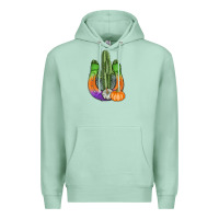 Seafoam horseshoe halloween cactus Premium Hoodie - AdoDesignShop