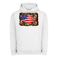 Pigment Lunar Rock distressed american flag Urban Hoodie - BarkalooDesign