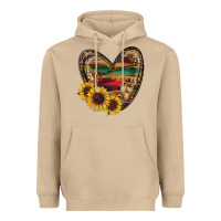 Mushroom western sunflowers heart Heavyweight Hoodie - RanaPortraitStore