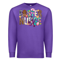 Purple Easter Nurse Easter Day Premium Sweatshirt - Neo Western
