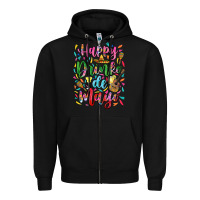 Black Happy drinko de mayo Zipper Hoodie - RanaPortraitStore