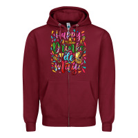 Burgundy Happy drinko de mayo Zipper Hoodie - RanaPortraitStore