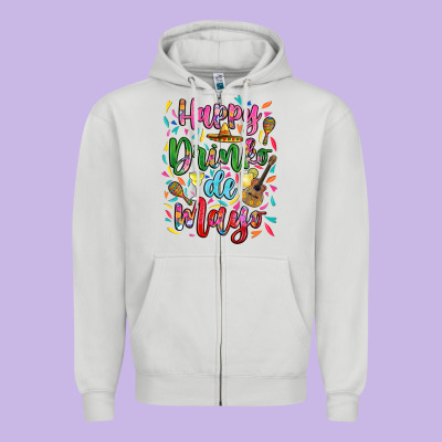 Zipper Hoodie Happy drinko de mayo