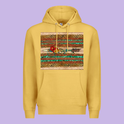 Arrow Wooden Sunflower Premium Hoodie Designed By Artiststas