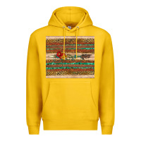 Lemon arrow wooden sunflower Premium Hoodie - Artiststas