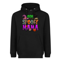Black one spooky mama Heavyweight Hoodie - Zillion Design Studio