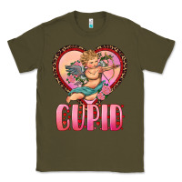 Army Green cupid heart Classic Tee - RanaPortraitStore