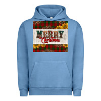 Pigment Pebble Blue merry Christmas sunflowers Urban Hoodie - Jasminsmagicworld
