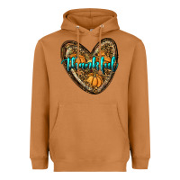 Meerkat thankful pumpkin heart Heavyweight Hoodie - RanaPortraitStore