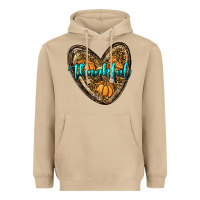Mushroom thankful pumpkin heart Heavyweight Hoodie - RanaPortraitStore