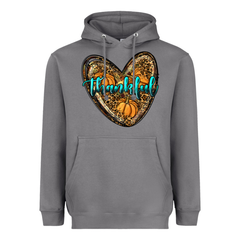 Thankful Pumpkin Heart Heavyweight Hoodie by RanaPortraitStore | Teevron