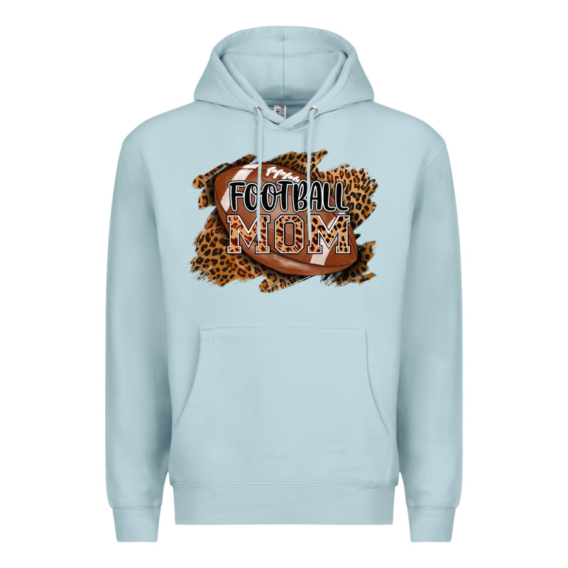 Football Mom Premium Hoodie by AdoDesignShop | Teevron