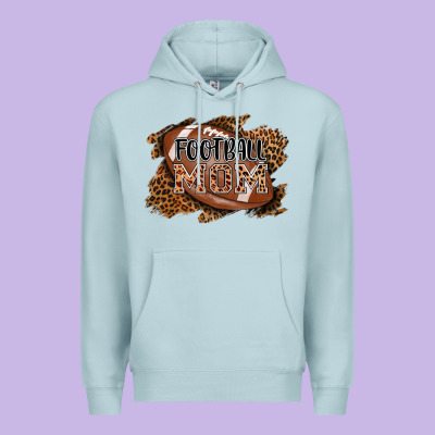 Football Mom Premium Hoodie Designed By Adodesignshop