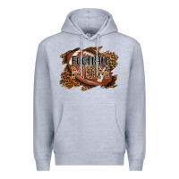 Heather Grey football mom Premium Hoodie - AdoDesignShop