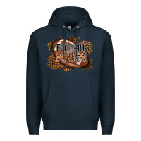 Navy football mom Premium Hoodie - AdoDesignShop