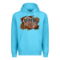Ocean Blue football mom Premium Hoodie - AdoDesignShop
